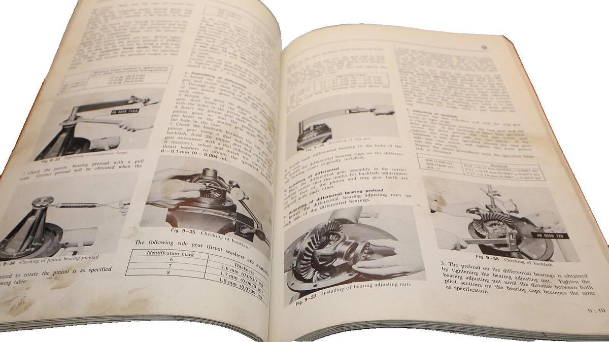 Used MAZDA RX-3 , 808 Chassis Workshop Manual