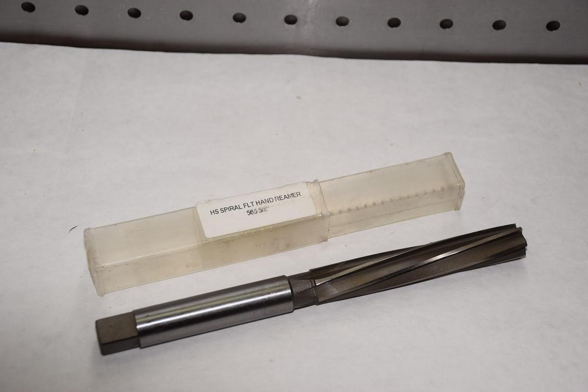BIRD 565 5/8" HS SPIRAL FLAT HAND REAMER NEW