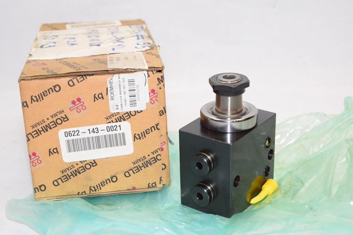 (NEW) ROEMHELD 18931196 0622-143-0021 500 Bar Block Cylinder