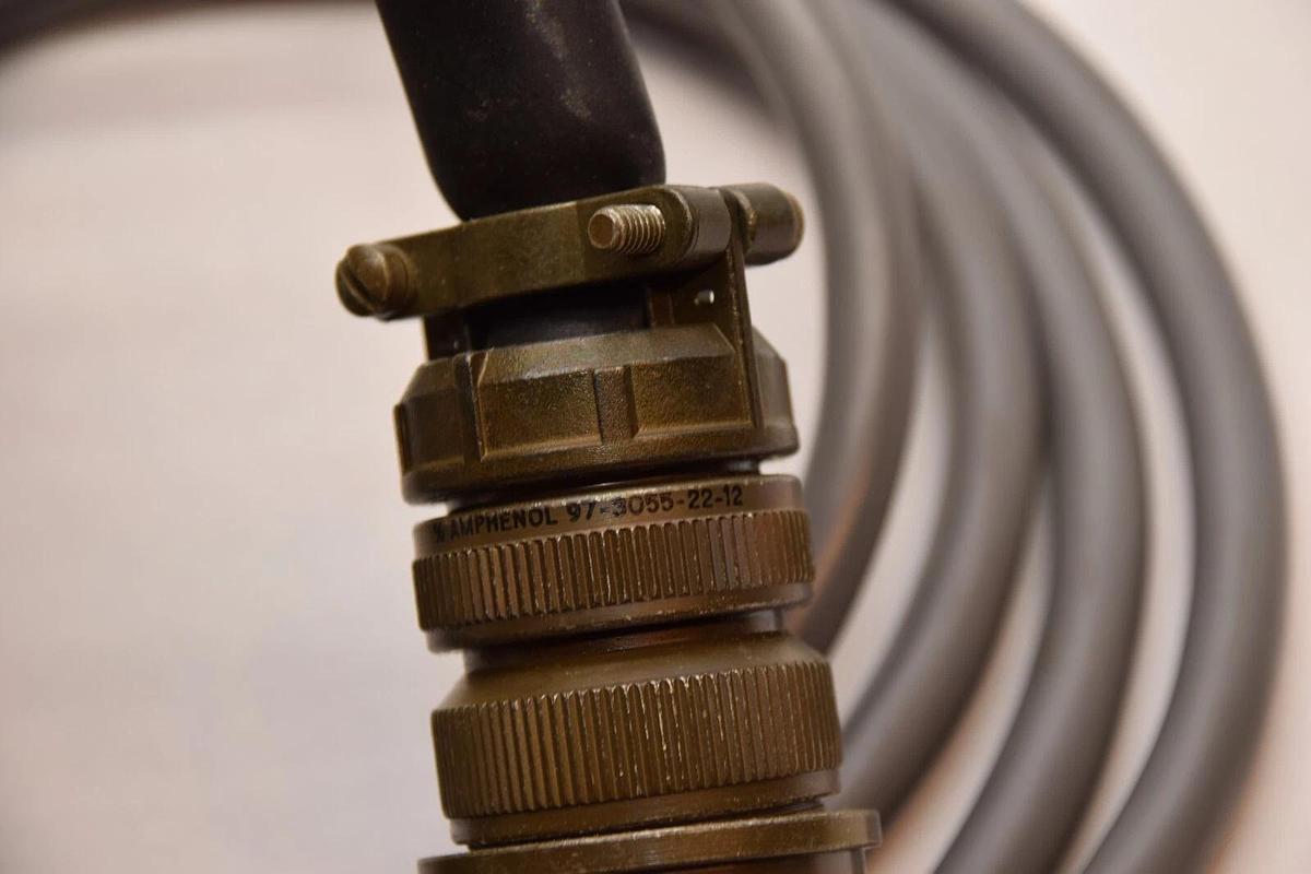 (NEW) AMPHENOL / BRANSON MS3106A-22-9P , 97-3055-22-12 8' Power Cord