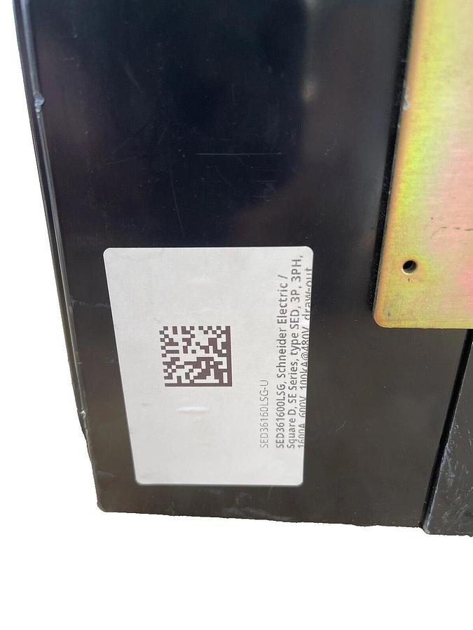 Refurbished Square D Electronic Trip Breaker SQD, SED361600LSGES1, 1600A-3P, SED, 3B, 1600 A