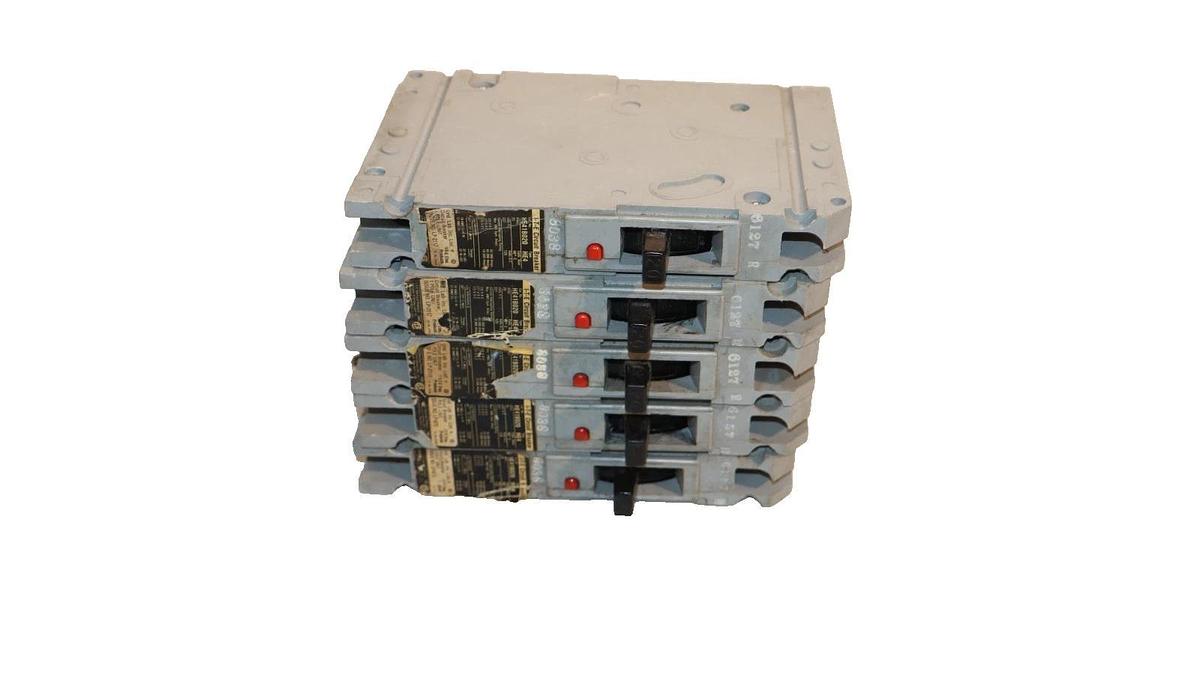 Used Siemens 20A 20 Amp Circuit Breaker I-T-E HE41B020 (Lot of 5)