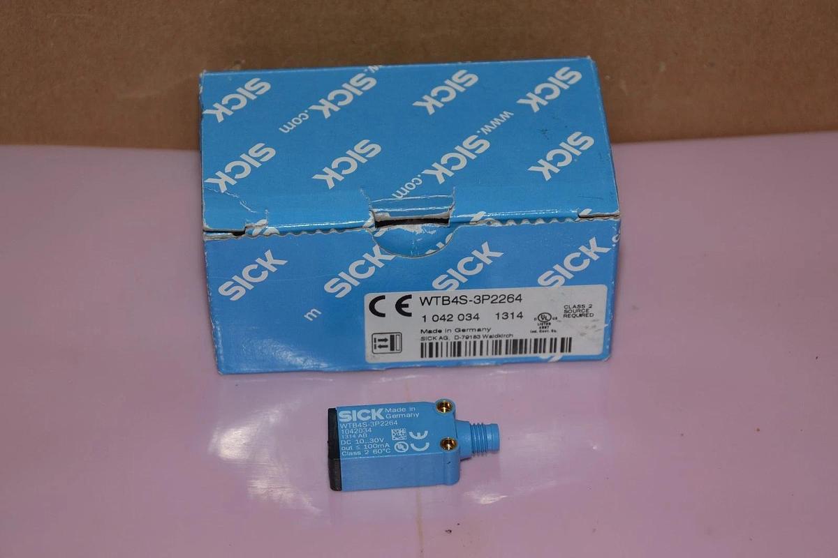 SICK PINPOINT LIGHT SENSOR WTB4S-3P2264 WTB4S3P2264 WTB4S 3P2264 10...30 V NEW