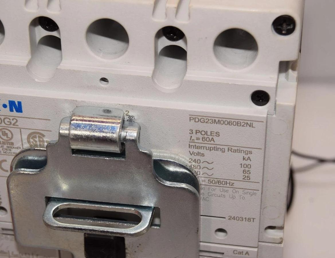 Refurbished EATON Cutler Hammer 60A Breaker PDG23M0060B2NL 3p 60 Amp PDG2 (Refurb)