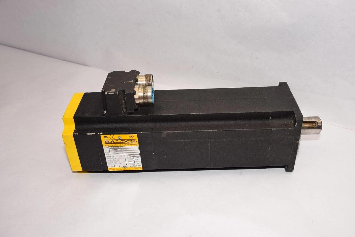 Used BALDOR BSM80B-375DA 4000rpm 300V Class F AC Servo Motor