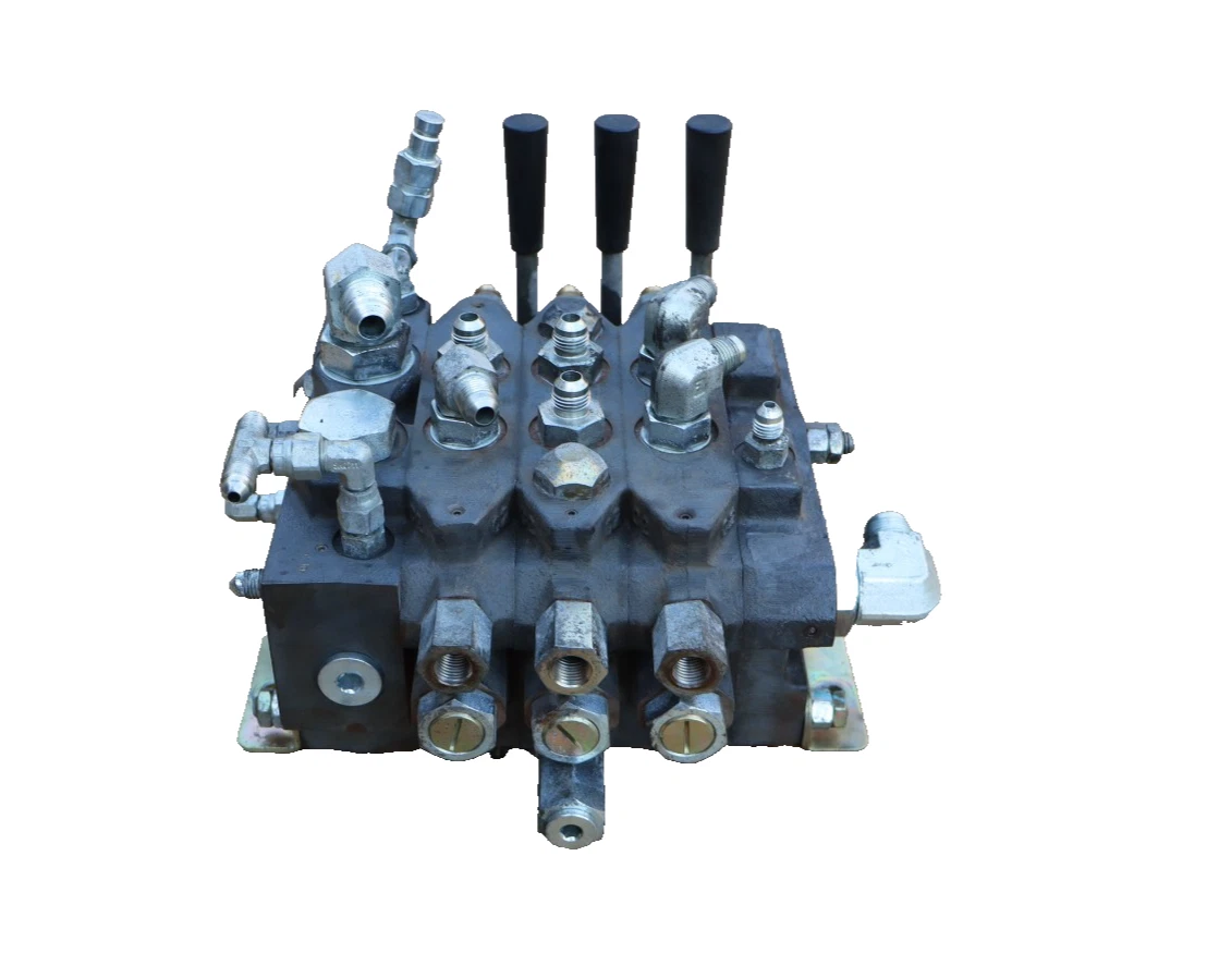 Used Altec DB5195.800 Hydraulic Valve Block 3 spool 3 spool Valve Manual Operated