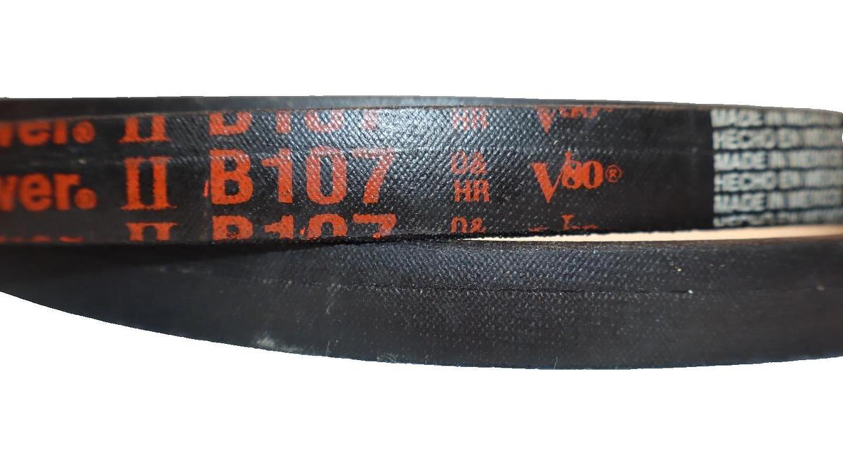 Gates V-Belt Belt B107 Hi-Power II V80 V-Belt B-107 (New)
