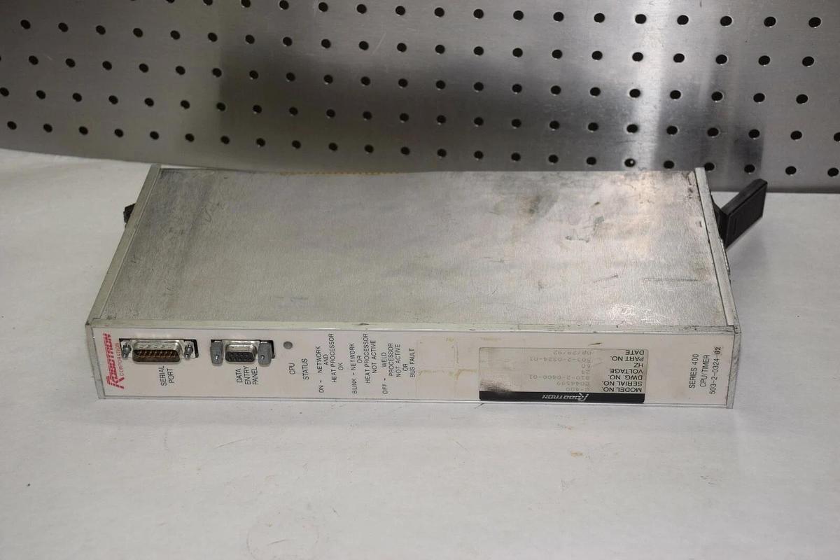 Used ROBOTRON S-400 503-2-0324-01 5032032401 SER. 400 S400 24V 60Hz CPU TIMER
