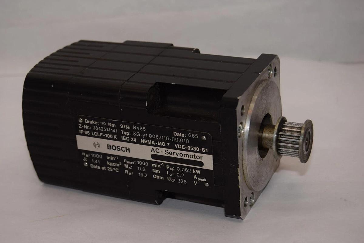 Used BOSCH SG-y1.006.010-00.010 AC Servo Motor