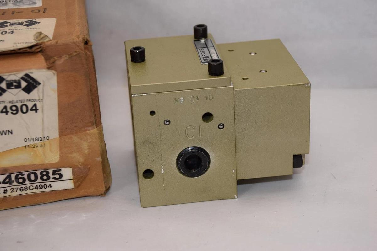 (NEW) ROSS 2768C4904 1/2 PO Check With Manual Blowdown Valve Control Valve