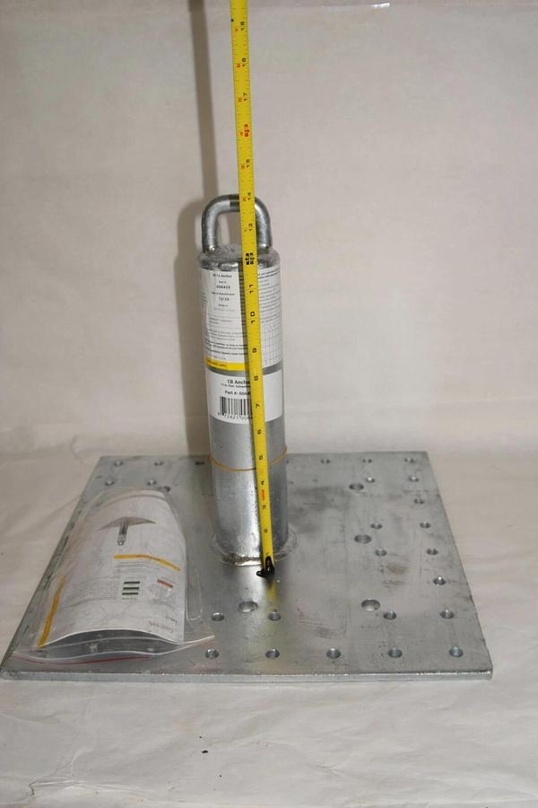 Guardian 00645X CB-12 CB Galvanized Roof Anchor 12-Inch Tall 12 inch ‎(NEW)