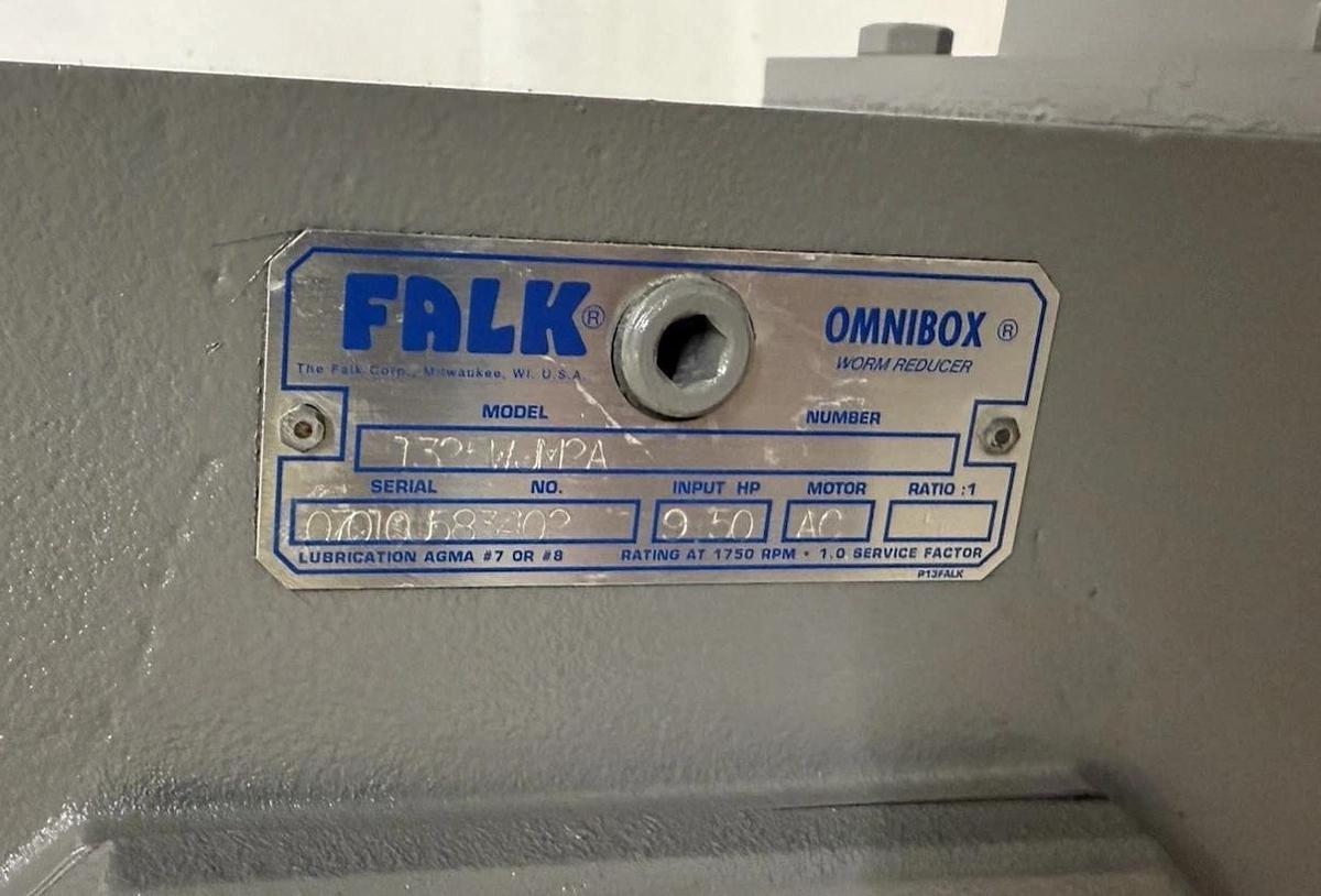 FALK Omnibox Worm Speed Reducer 1325WJM2A Ratio 5:1, 9.5 Hp (New)