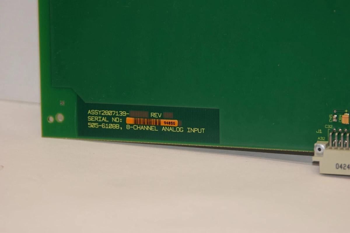 SIEMENS 505-6108-B 505-6108B E-Stand Version 02 8-Channel Analog Input NEW