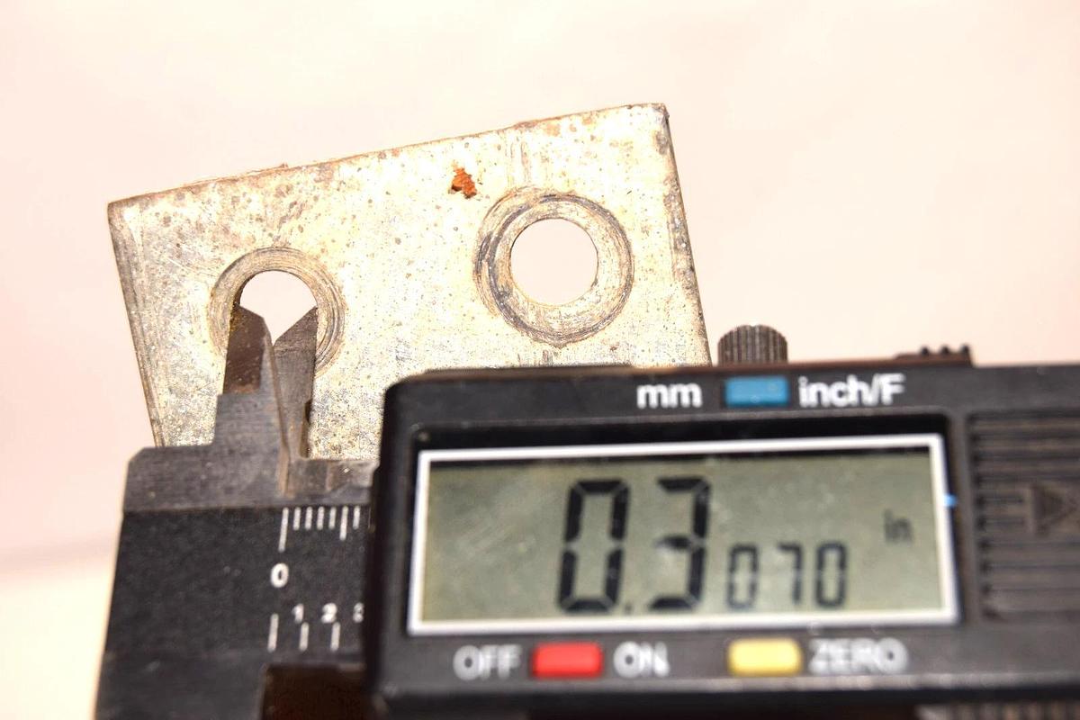 Used 119117590 66" x 2" x 1/4" Copper Bus Bar Ground