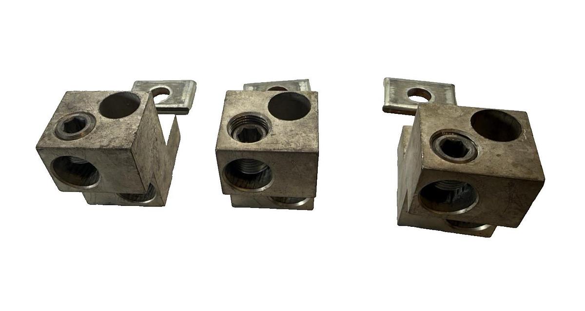 Used (Lot of 3) ILSCO TA700MA1 Breaker Contactor Terminal Lug Block  D2244