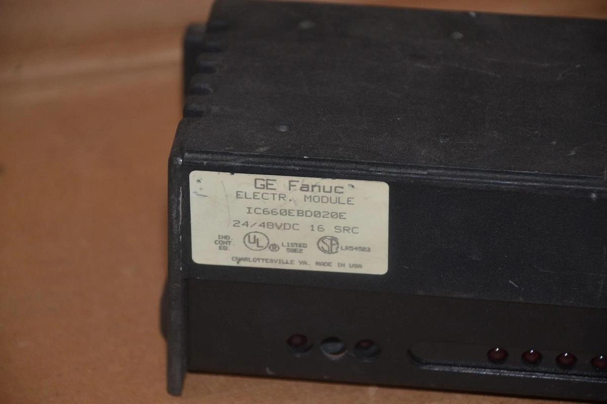 Used GE Fanuc Electr Module IC660EBD020E 24/48vdc 16 src
