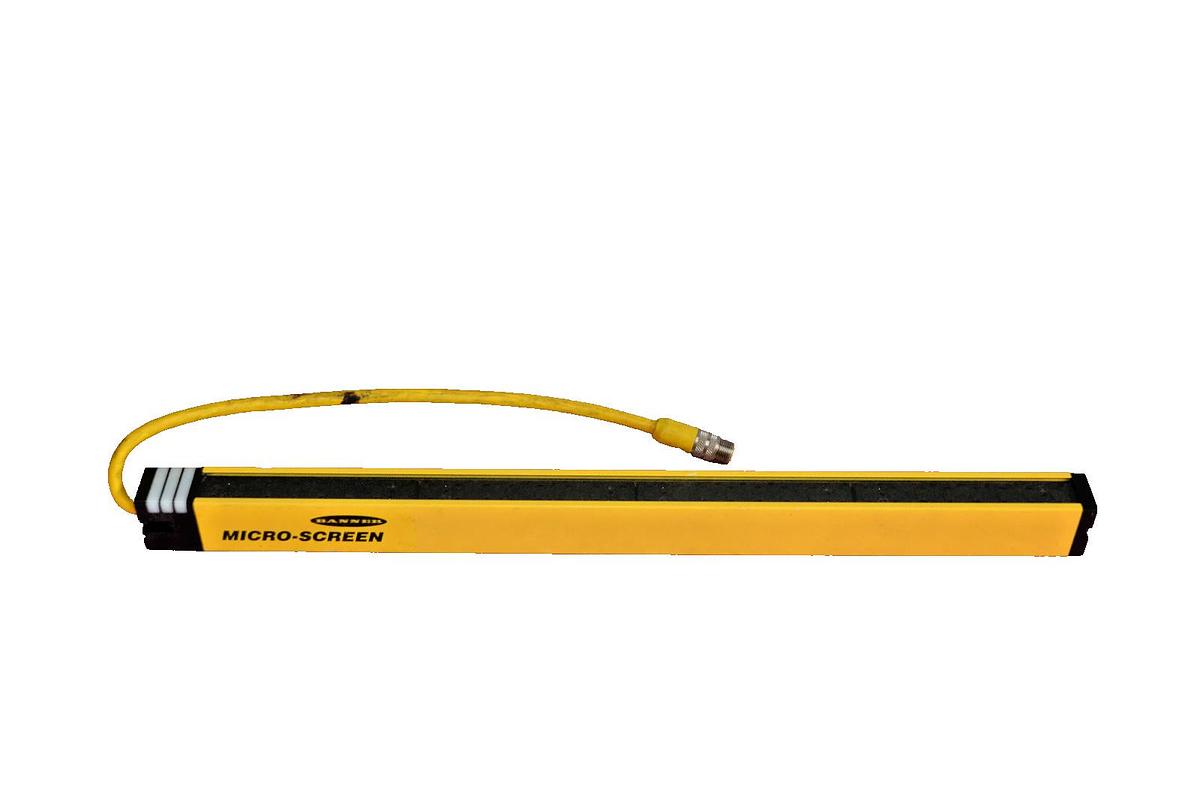 Used BANNER MINI-BEAM MICRO-SCREEN SENSOR PROGRAMMING USR1624YP2 IEC60529 IP65