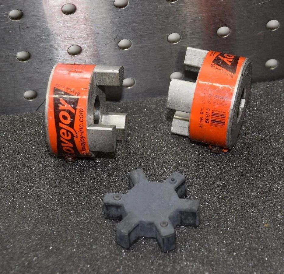 LOVEJOY L-075 .625 L075.625 JAW COUPLING SET WITH SPIDER INSERT NEW