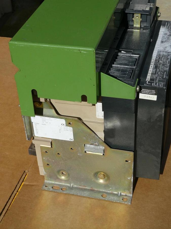 Used Merlin Gerin MP20H2 2000A  Masterpact Circuit Breaker 2000 Amp w/ Shunt MP20 H2