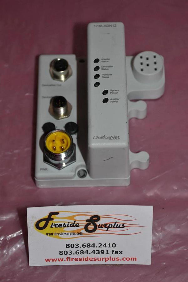 Used Allen Bradley DeviceNet 1738-ADN12 1738 ADN12 1738ADN12 SER.A REV. A02 96437271