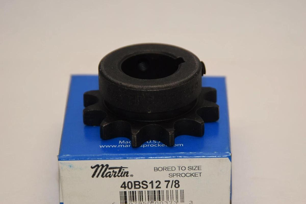 (NEW) MARTIN 40BS12 12 Teeth 7/8" Bore Sprocket