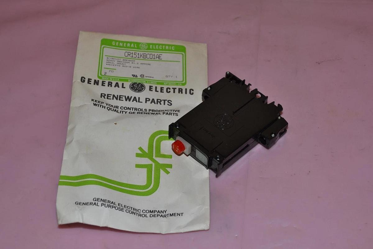 GENERAL ELECTRIC CR151KBC01AE 1.2 AMP 240 V CIRCUIT BREAKER NEW