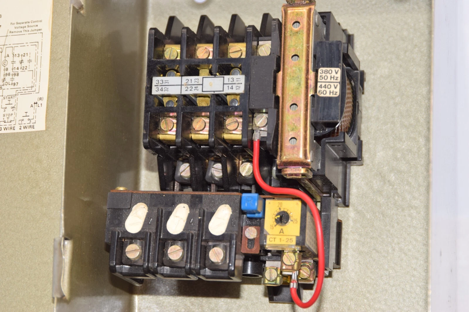 (NEW) S&S CONTROLS CAT1 CT1-25 380/440V 50/60Hz Rest Enclosure