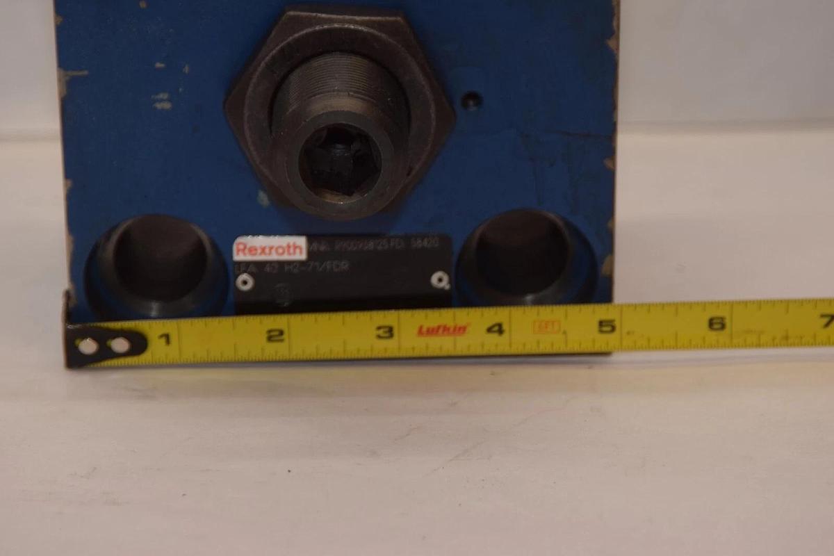 Used REXROTH R900938125 , LFA 40 H2-71/FDR LFA40H2-71/FDR Logic Cover Plate Valve