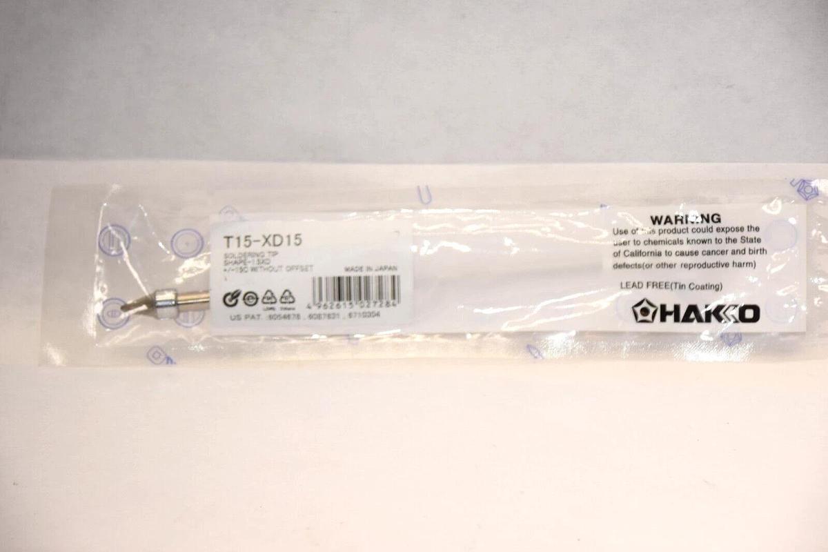 NEW Hakko T15-XD15  T15XD15 Soldering tip shape 1.5XD