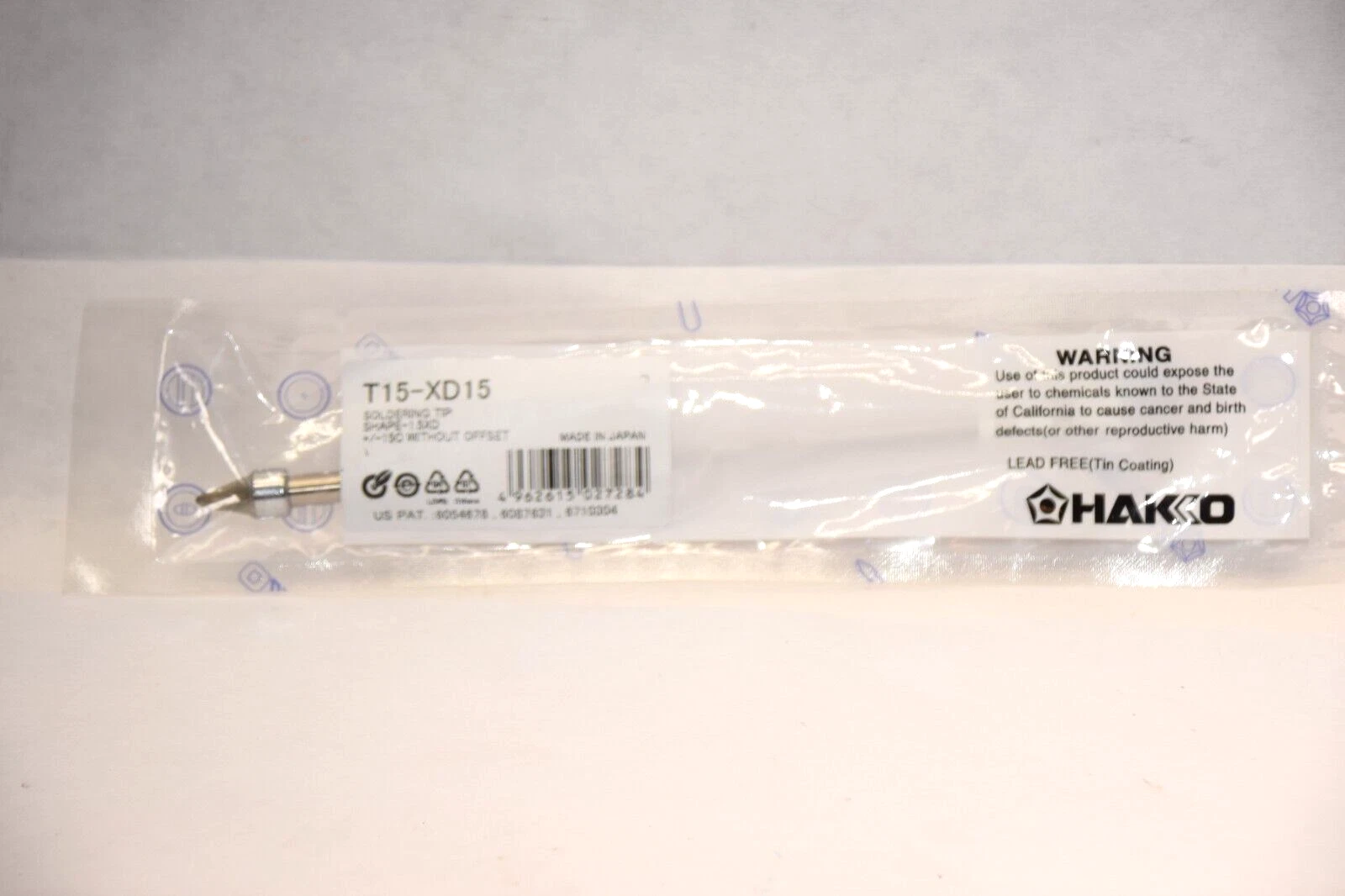 NEW Hakko T15-XD15 T15XD15 Soldering tip shape 1.5XD