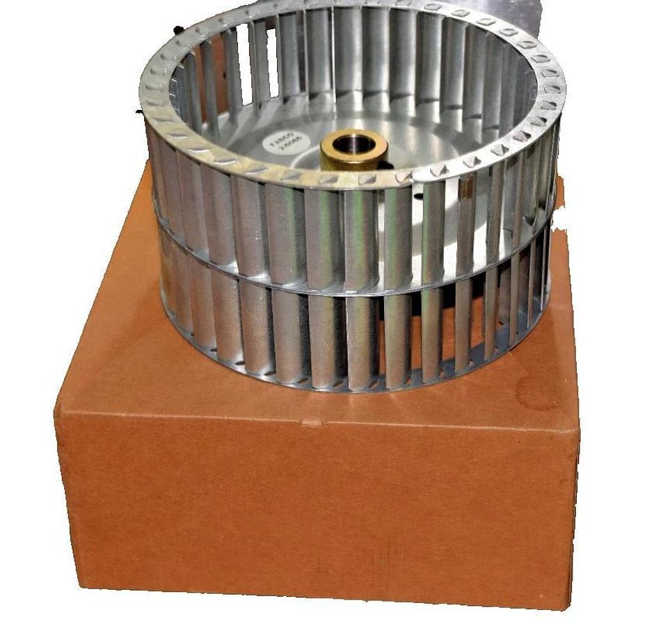 Fasco Galvanized Blower Wheel 2-6086 87106086 7-31/64" Dia 4" W 3/4" Bore NEW