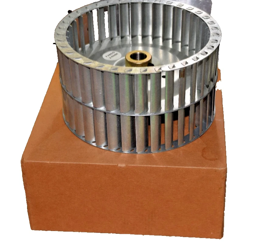 Fasco Galvanized Blower Wheel 2-6086 87106086 7-31/64" Dia 4" W 3/4" Bore NEW