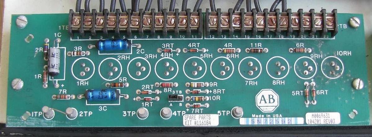 Used Allen Bradley Board Card 116184 M0069631