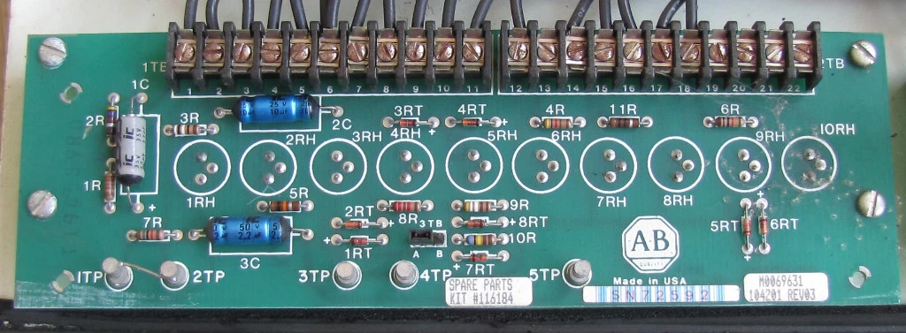 Used Allen Bradley Board Card 116184 M0069631