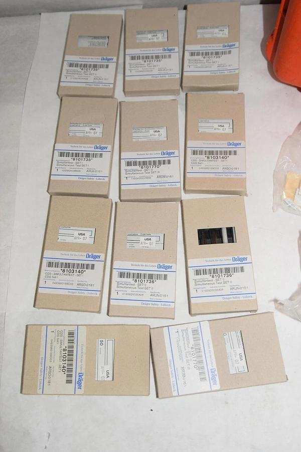 Used Drager 4056098 HazMat Simultest Kit With Accessories