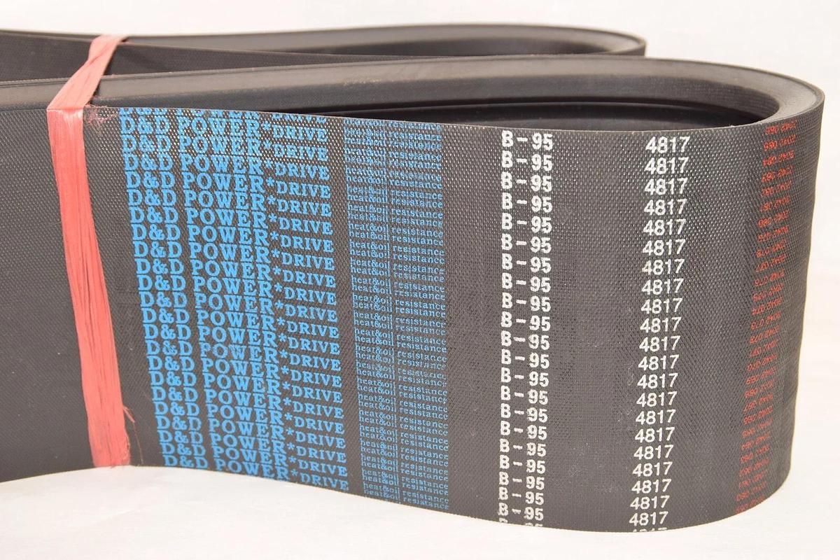 D&D POWERDRIVE B-95/08 ORB-19-13829B95/08 8 Rib 98" L 0.62" W V-Belt (NEW)