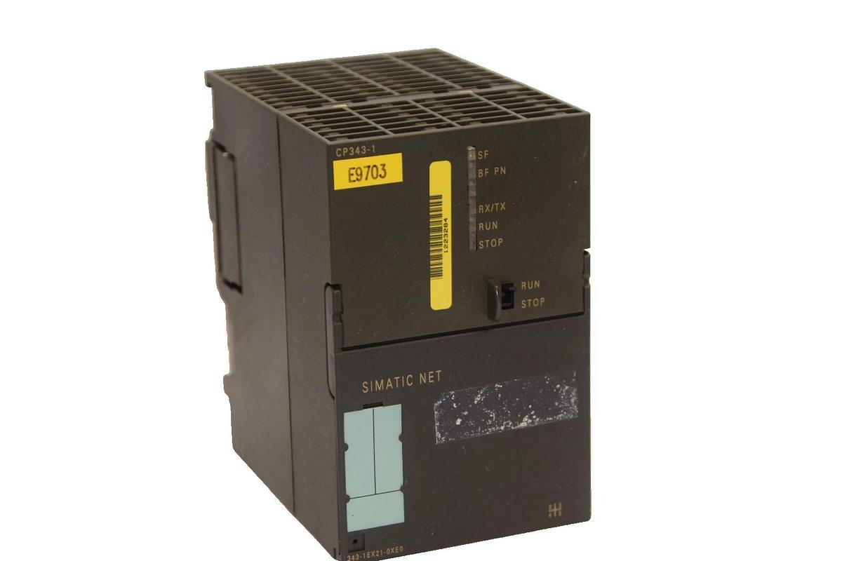 Used SIEMENS 6GK7 343-1EX21-0XE0 CP343-1 Simatic Net Industrial Ethernet Module