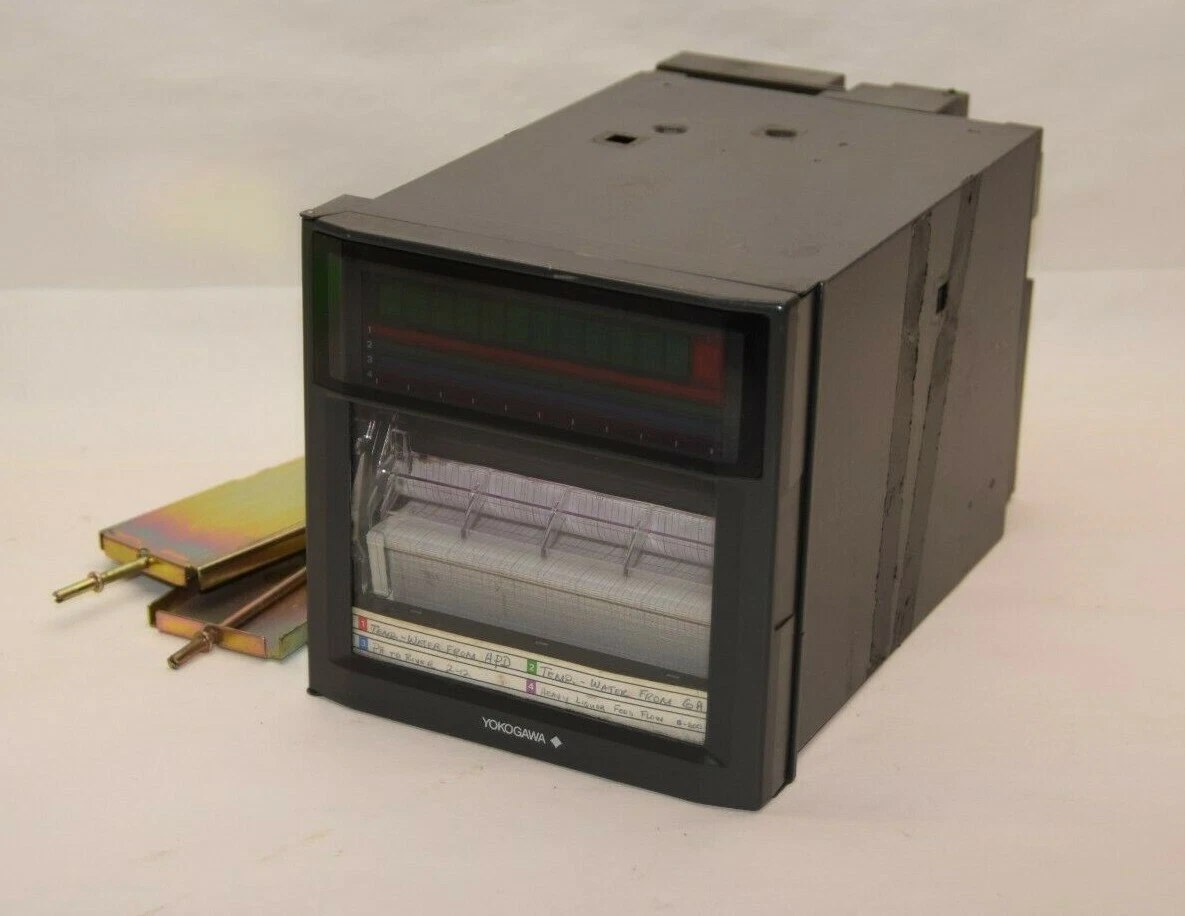 Used JOHNSON YOKOGAWA 436003 100-240Vac 50/60Hz Data Chart Recorder