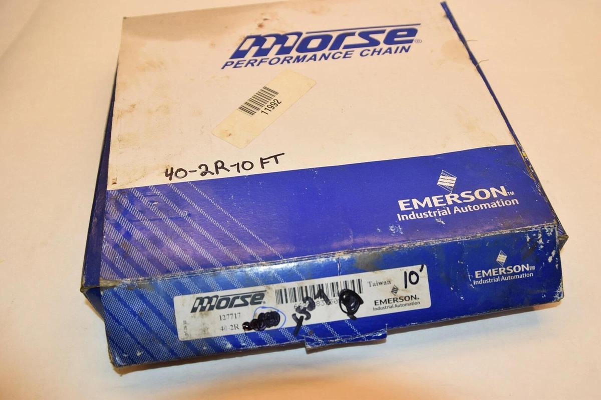 (NEW) MORSE / EMERSON 40-2R-10FT 127717 10' Roller Chain