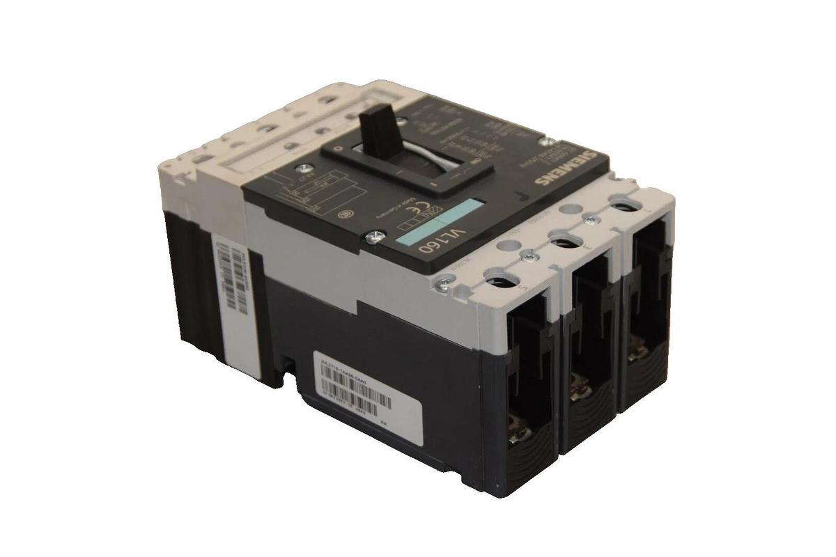 Used Siemens Vl160 Circuit Breaker 63amp 3VL2716-1AA36-0AA0  3VL9206-6SB30 63 A amp