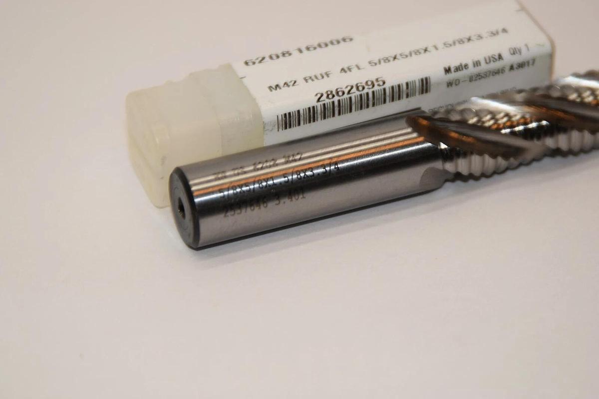 WIDIA HANITA 620816006 HNUS6208M42 Ruf 5/8x5/8x1.5/8x3.3/4 Endmill USA (NEW)