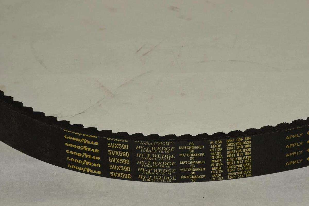 (NEW) GOODYEAR 5VX590/2 2-5VX590 2 Banded HY-T Cogged V-Belt