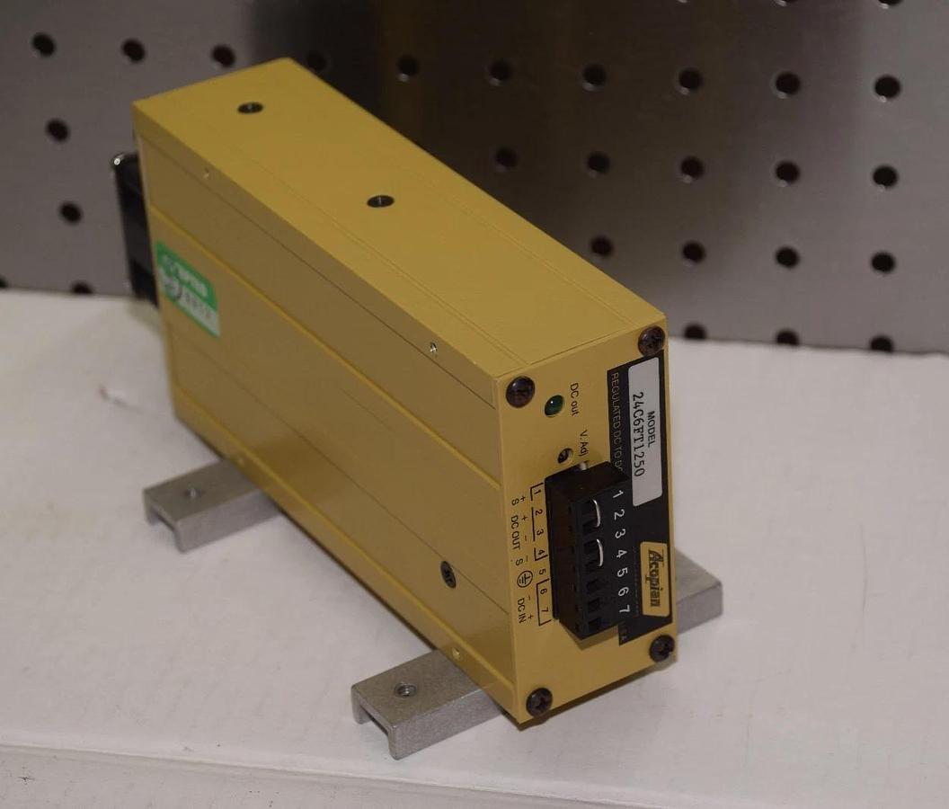 Used ACOPIAN 24C6FT1250 REGULATED DC TO DC CONVERTER POWER SUPPLY