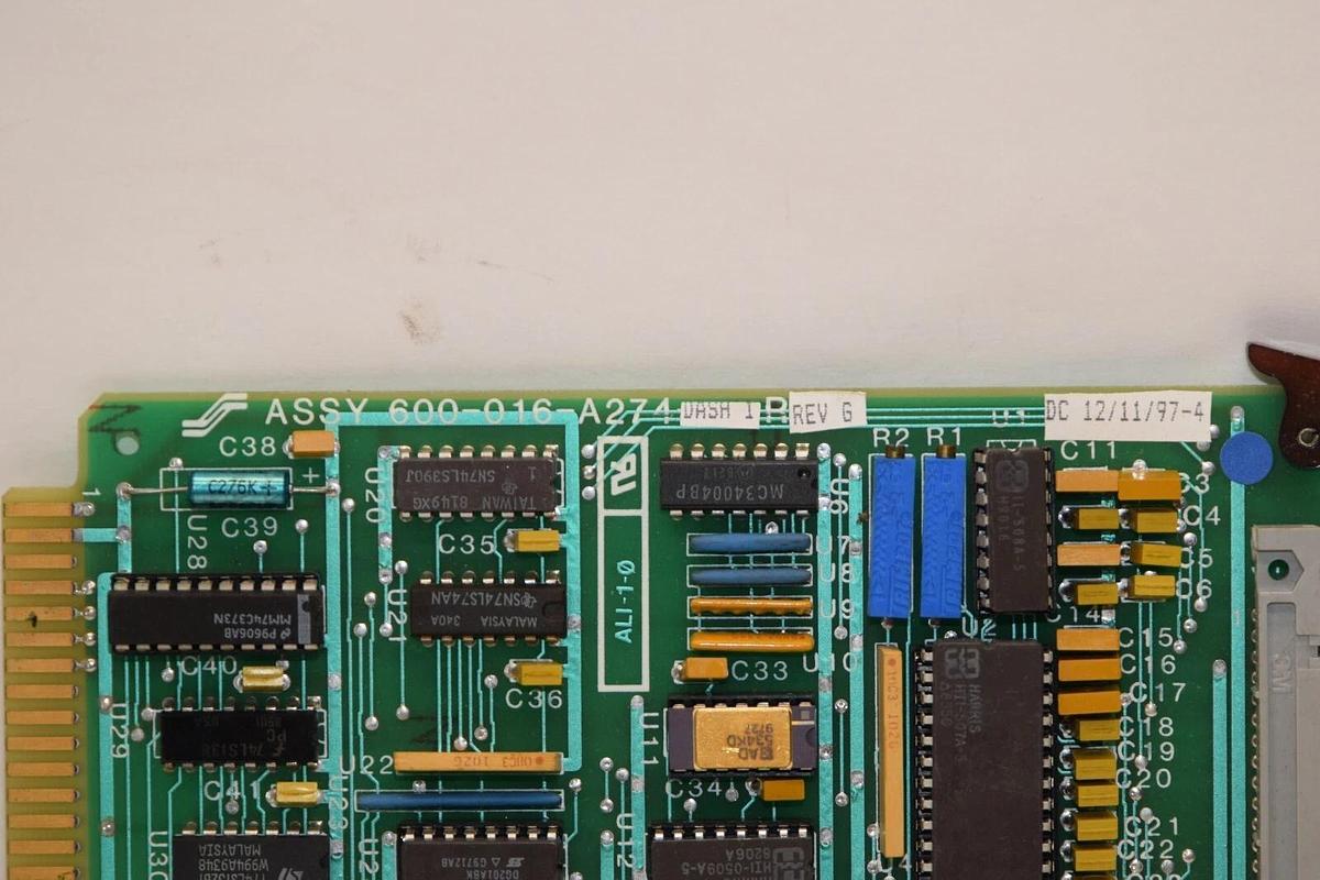 Used ABB? WEIDMULLER? 600-016-A274-1 600 016 A274 1 Rev G Board