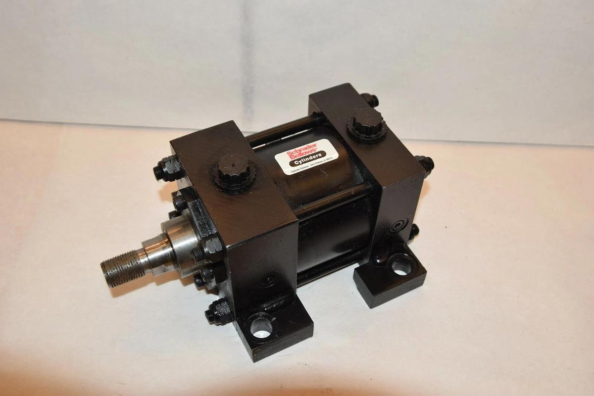 (NEW) SCHRADER BELLOWS FAD110821 250psi 1.0" Stroke Pneumatic Cylinder