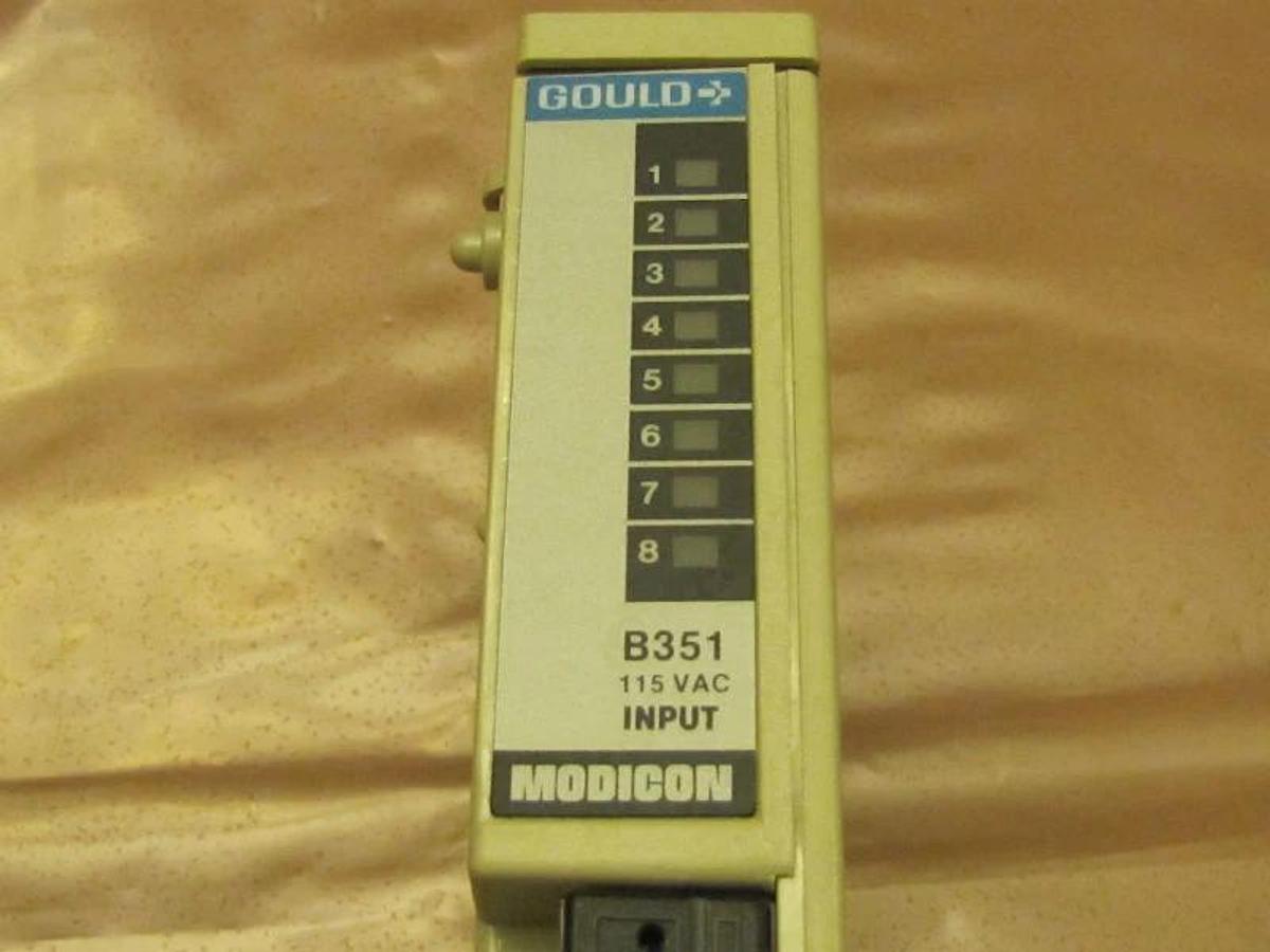 Used LOT OF 3 Gould Modicon B351 115vac Input Module