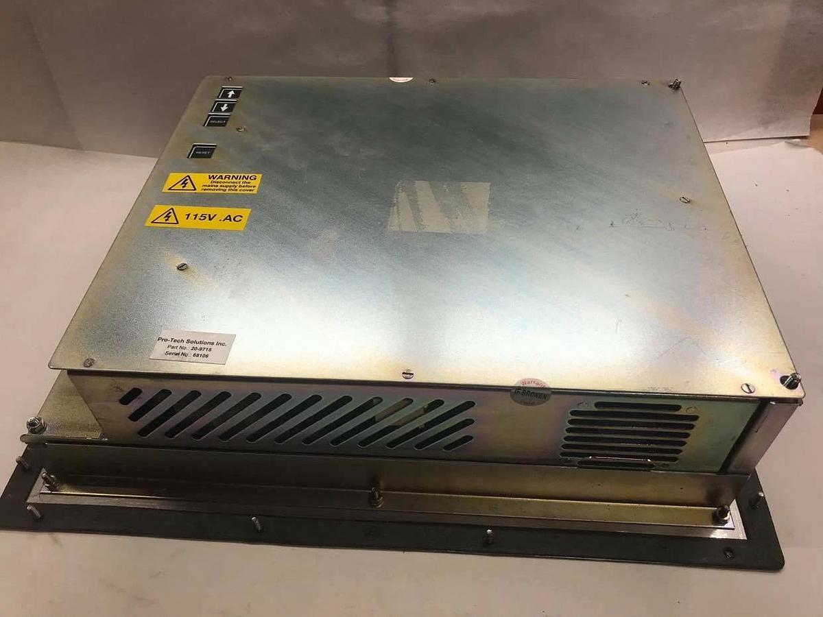 Used Pro-Tech Solutions operator interface industrial computer 20-9715  pcm-6890