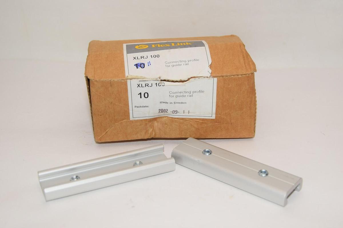 (NEW - Box 11) FLEXLINK XLRJ100 Connecting Profile For Guide Rail