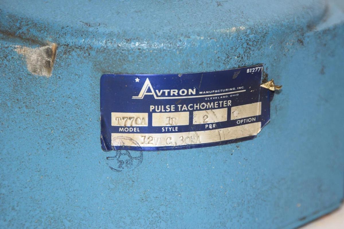 Used AVTRON T770A 1R 12VDC 30mA Pulse Tachometer
