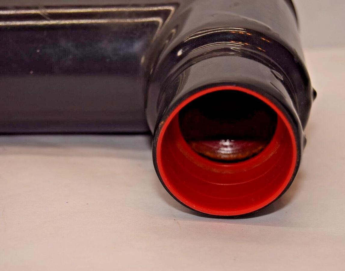 PLASTI-BOND 1.25" 1-1/4" PVC Coated 90 degree Conduit Body Sealing Fitting NEW